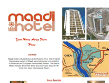 Tablet Screenshot of maadihotel.com